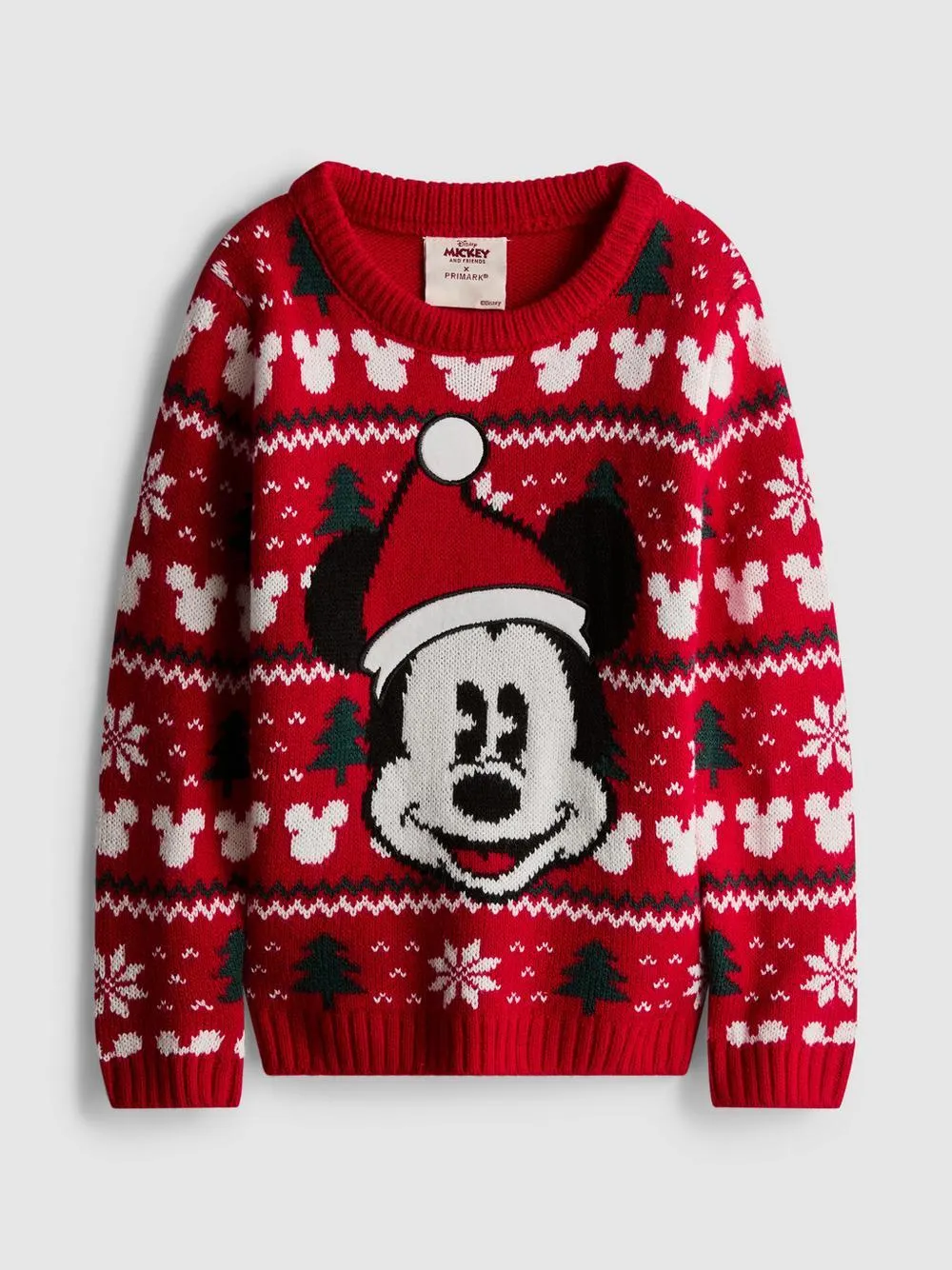 18 mois–7 ans | Pull de Noël à motif jacquard Disney Mickey Mouse enfant