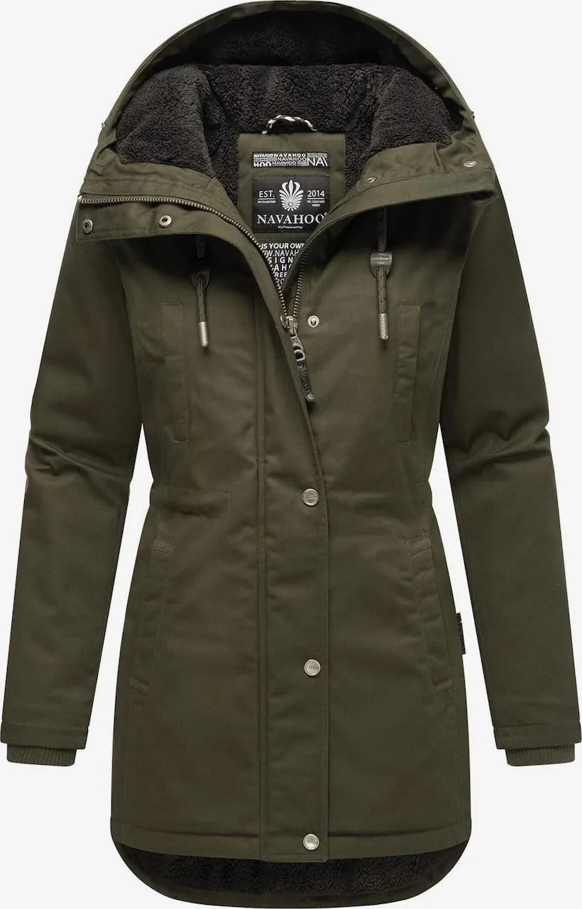 NAVAHOO Winterjas ' ' in Olijfgroen