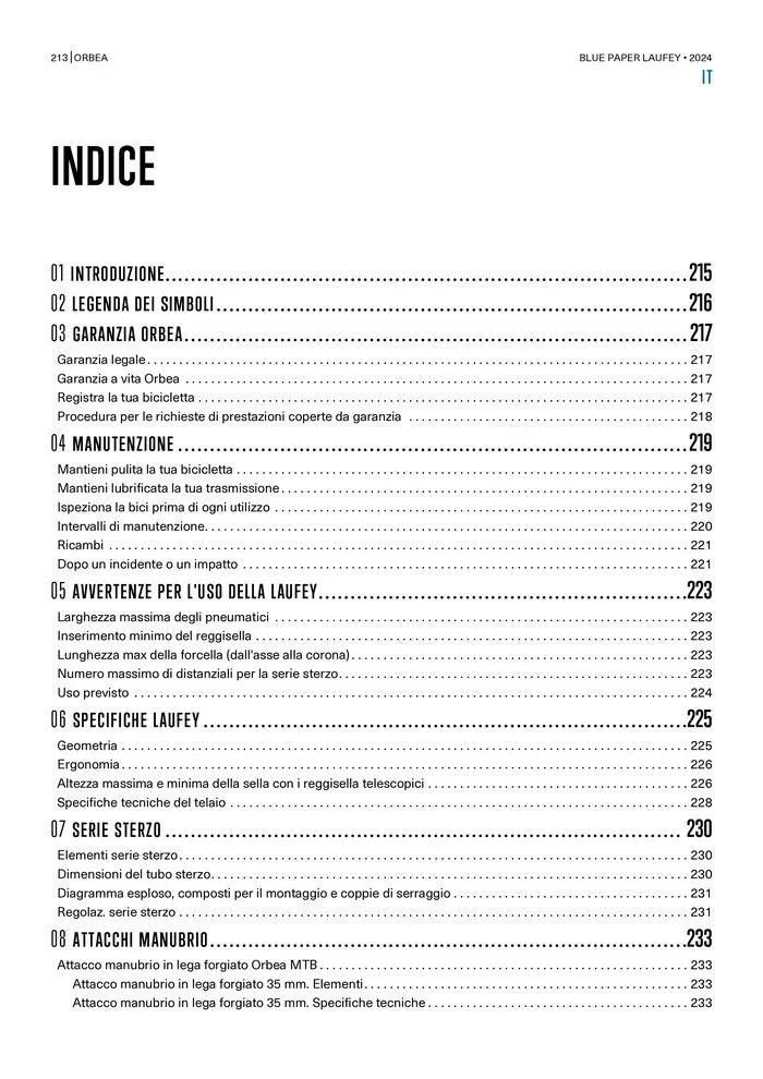 BLUE PAPER LAUFEY 2024 van 25 oktober tot 25 oktober 2024 - folder pagina 213