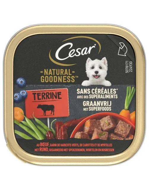 Cesar Natural Goodness Grain Free - Hondenvoer - Rund 100 g