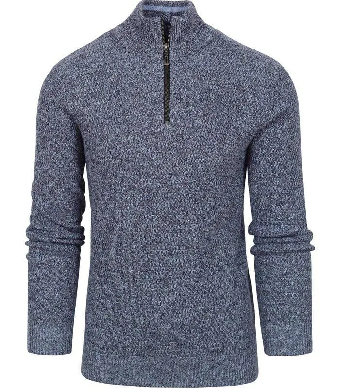 Half Zip Trui Nexi Indigo