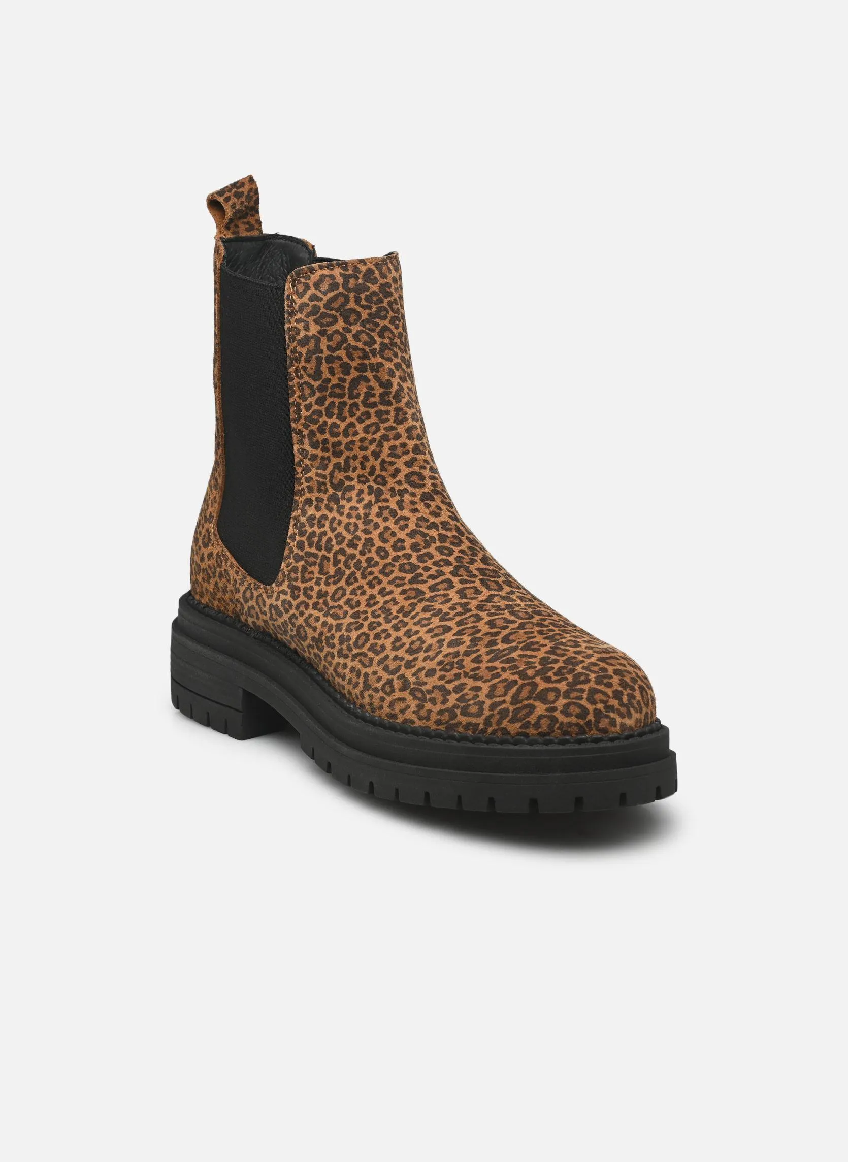 Enkellaarzen en boots Lofi - Low Boots chelsea crantée dames bruin