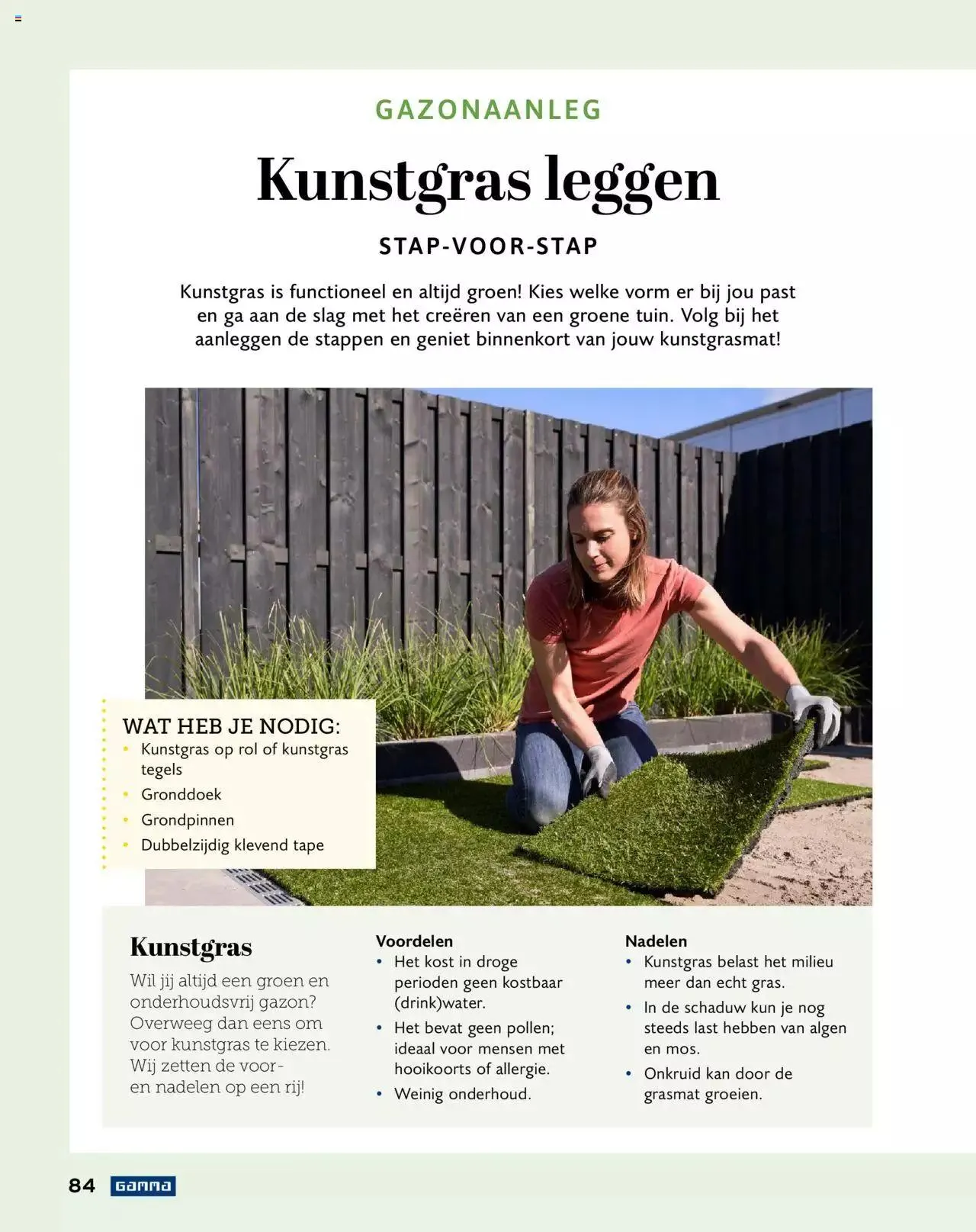 GAMMA tuinmagazine 2022 van 22 maart tot 31 december 2023 - folder pagina 84