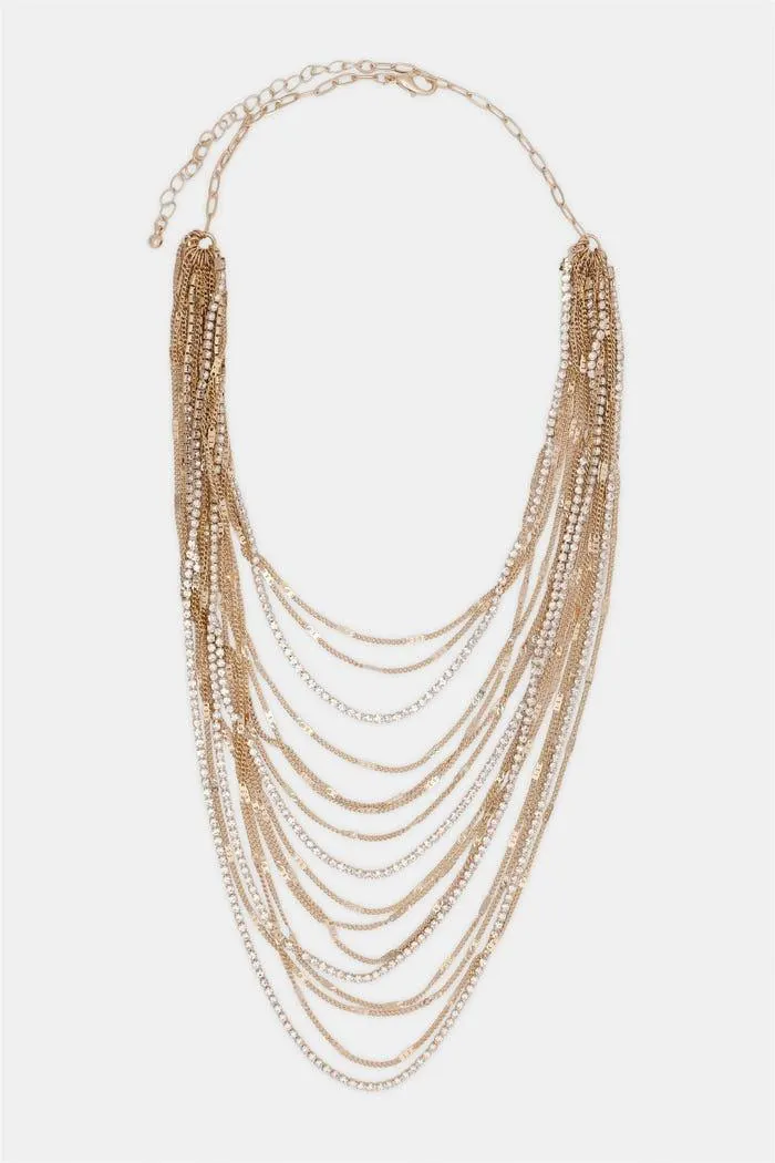 Halsketting met verschillende lagen