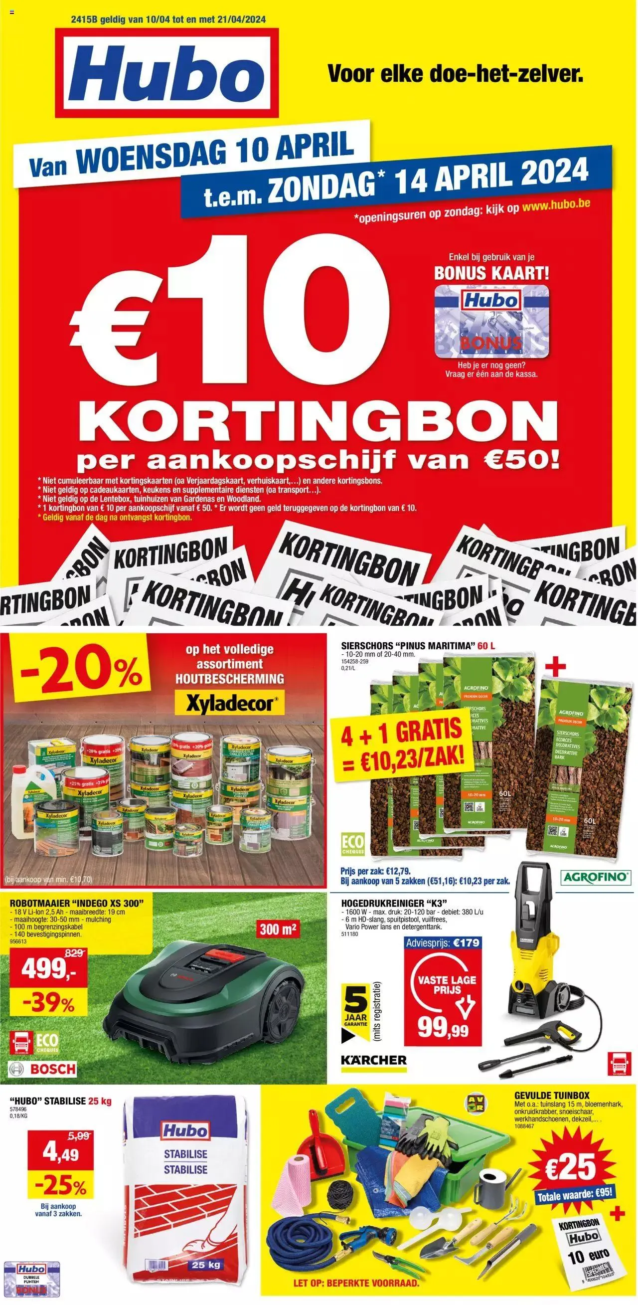 Hubo folder van 21 april tot 31 december 2024 - folder pagina 