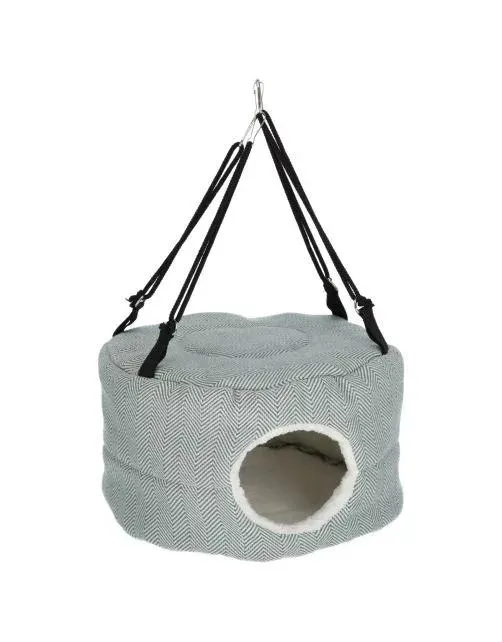Adori Hangmat Huis Hunk - Slaapplaats - 28x20 cm Groen Grijs