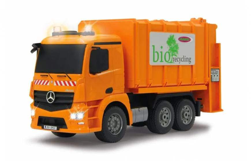 JAMARA RC Mercedes-Benz Antos vuilniswagen 2,4Ghz oranje 1:20