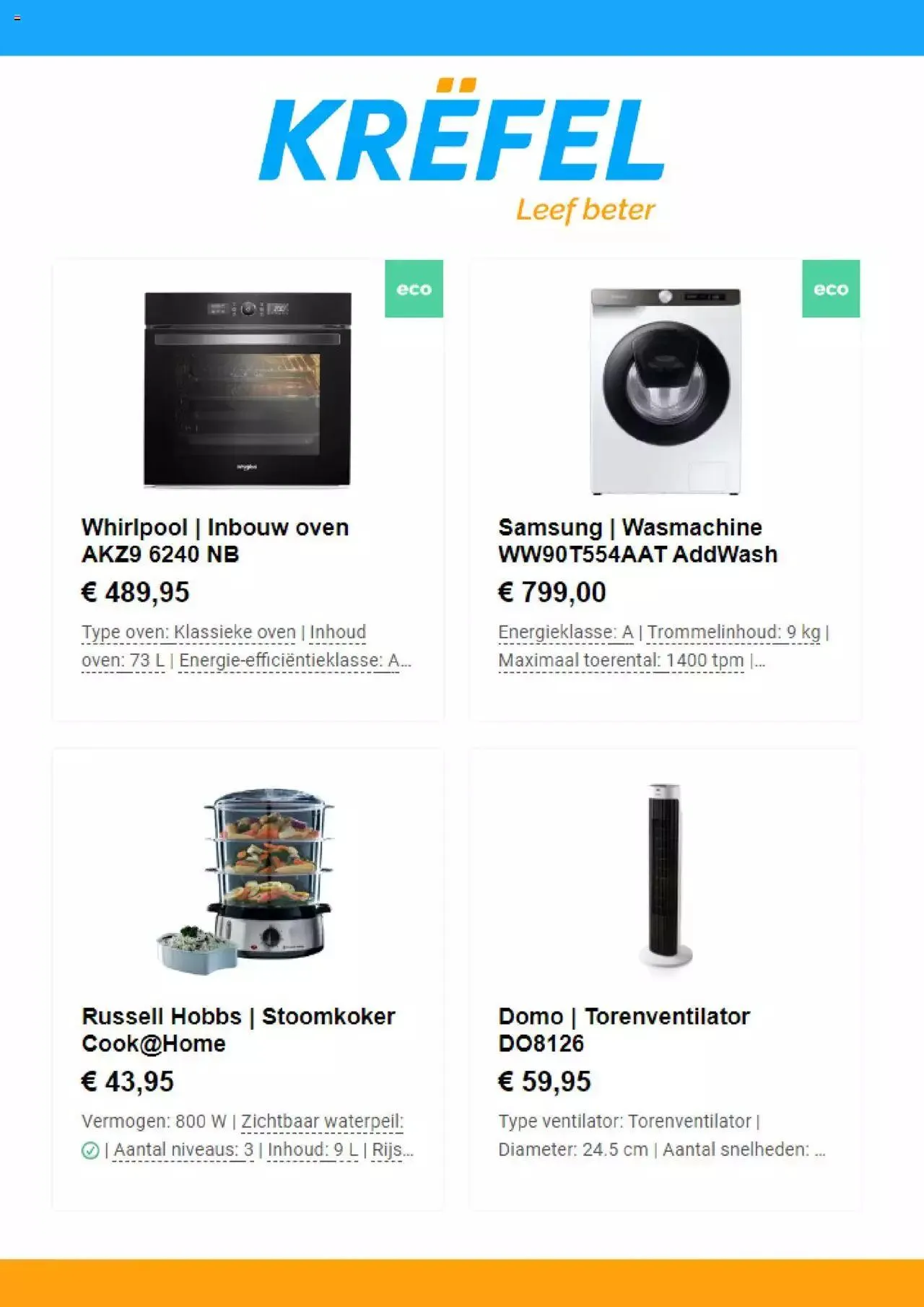 Krëfel folder / publicité van 28 februari tot 31 december 2023 - folder pagina 2