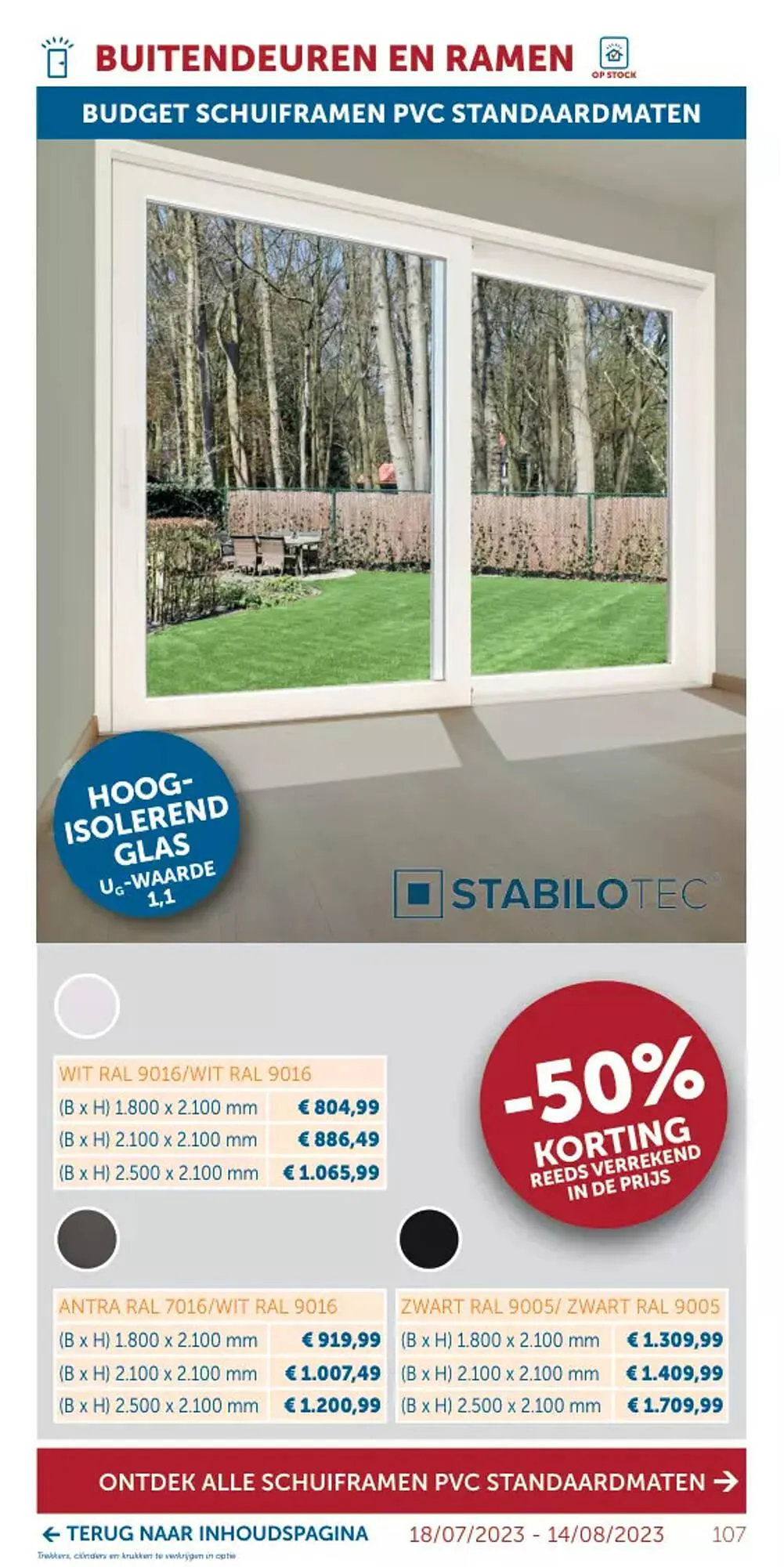 Zelfbouwmarkt folder van 18 juli tot 14 augustus 2023 - folder pagina 107