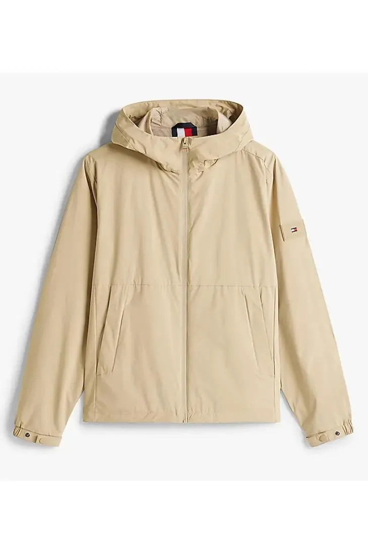 TOMMY HILFIGER BRANDED HOODED JACKET