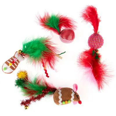 Lot de jouets de Noël TIAKI pour chat