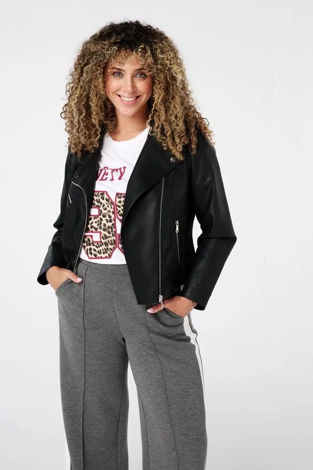 Bikerjasje van imitatieleer