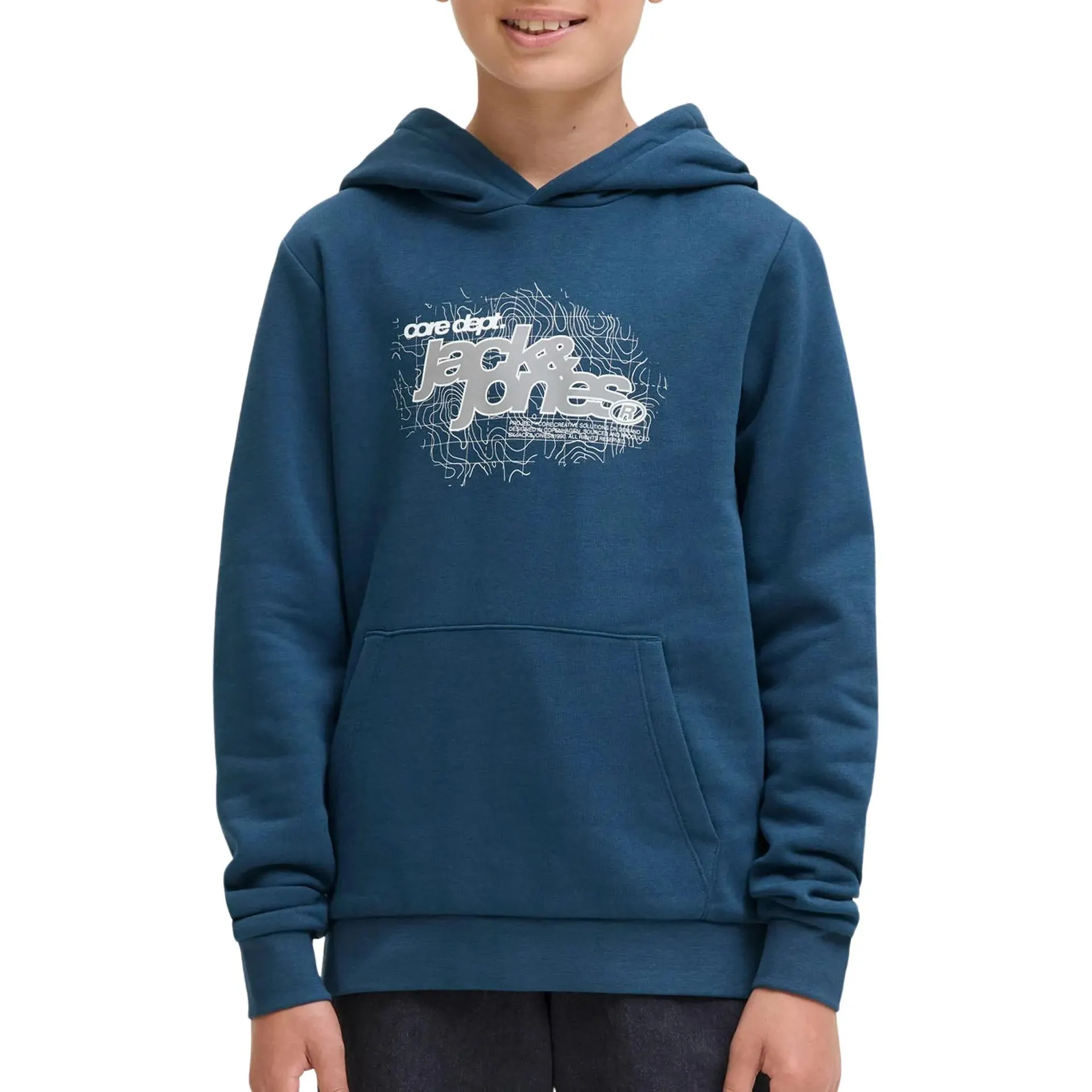 Grid Branding Hoodie Junior