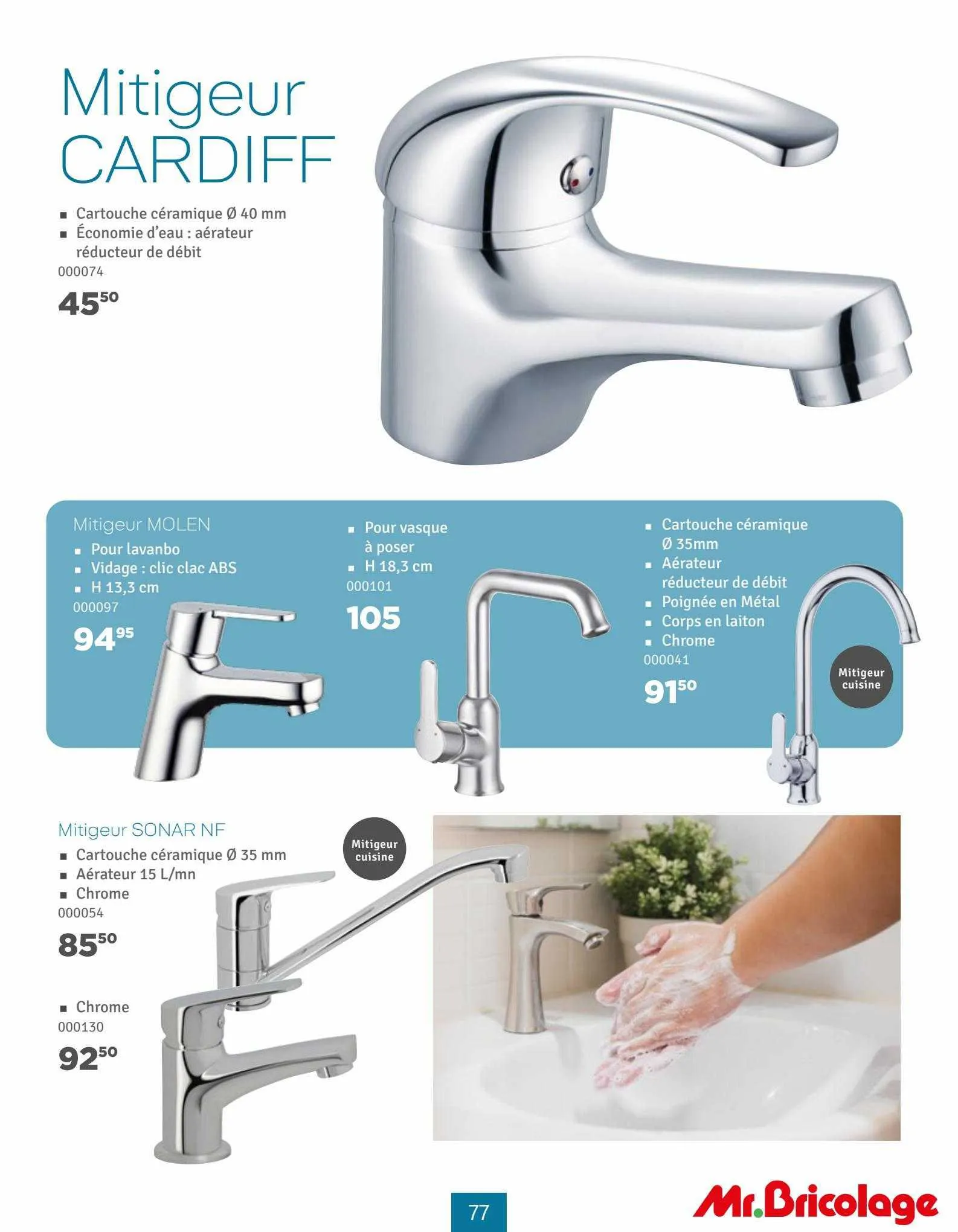 Mr Bricolage Magazine Sanitair van 11 september tot 28 september 2023 - folder pagina 77