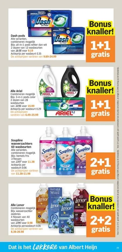 Albert Heijn folder tot 14.04.2024 van 9 april tot 14 april 2024 - folder pagina 23