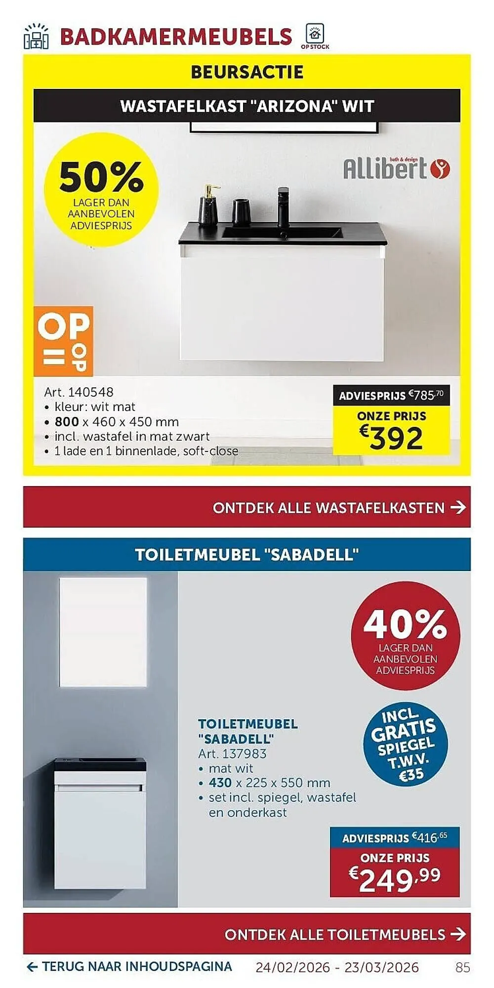 Zelfbouwmarkt folder van 24 februari tot 23 maart 2026 - folder pagina 85