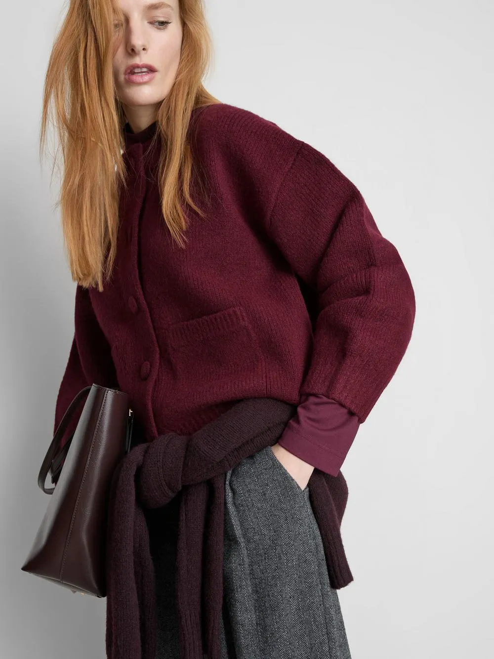 Blouson bomber en maille Essential