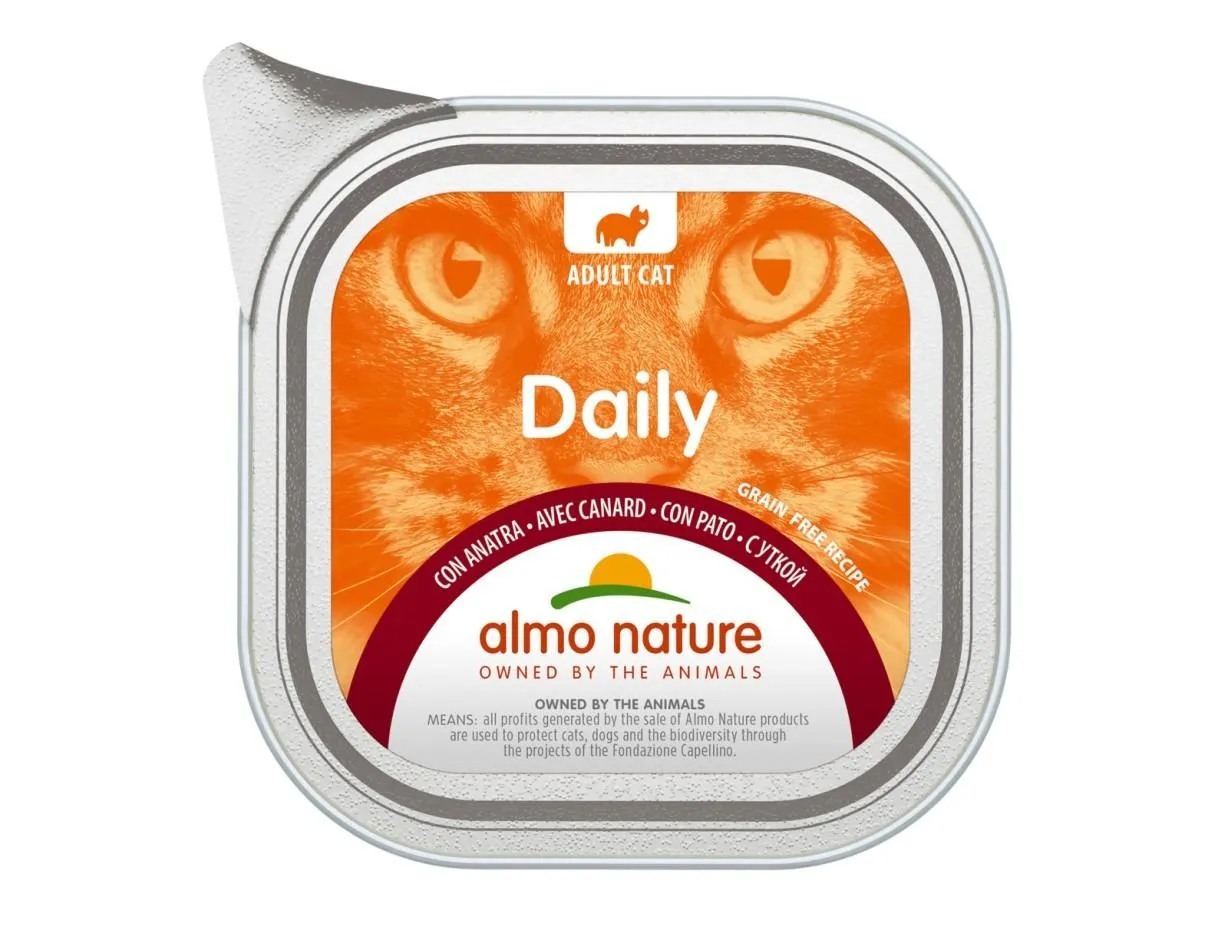 Daily Cats 100g - met Eend