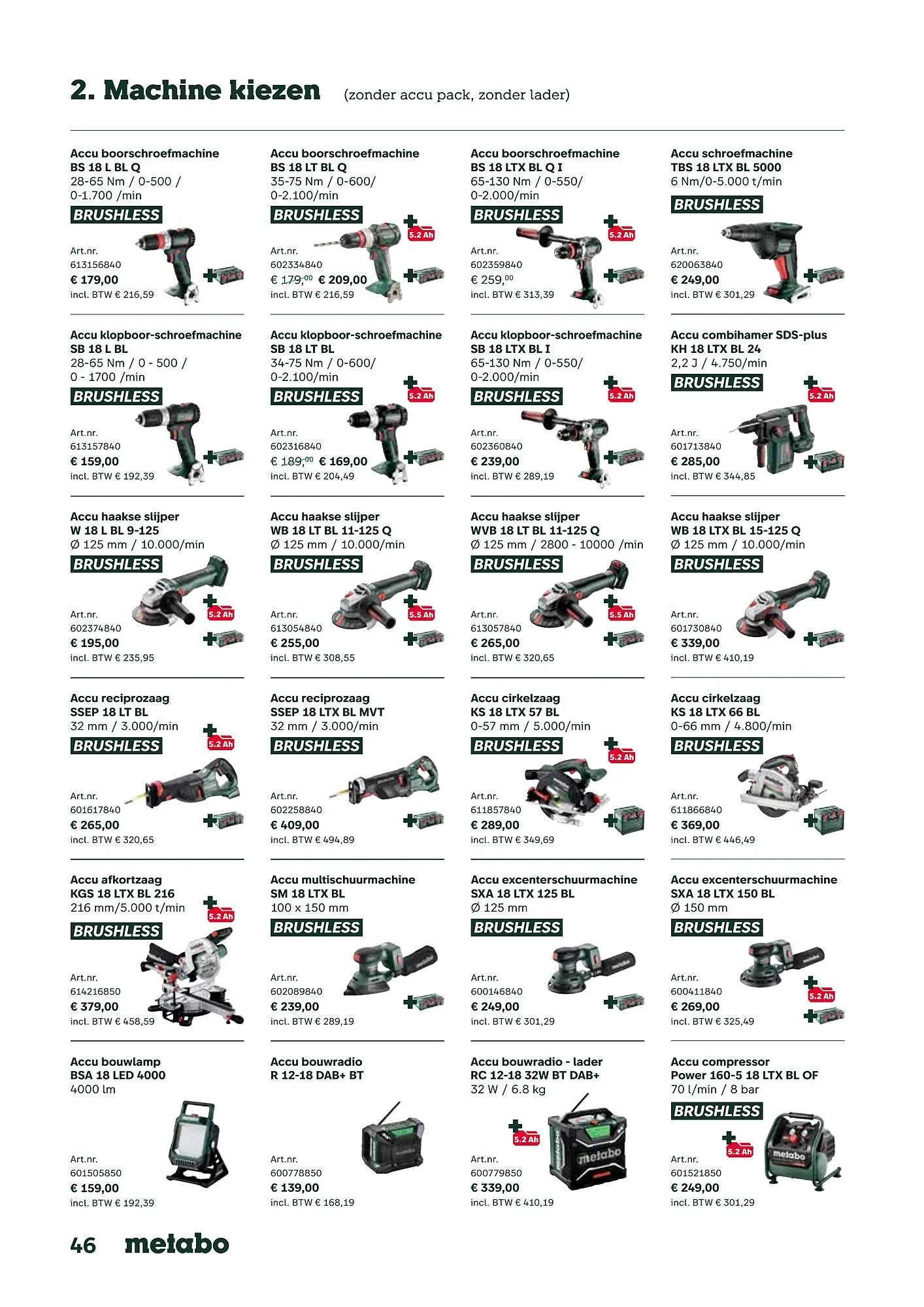 Metabo folder van 17 september tot 31 maart 2026 - folder pagina 46