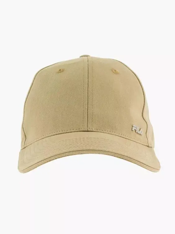 Beige Fila Metall Charm Cap