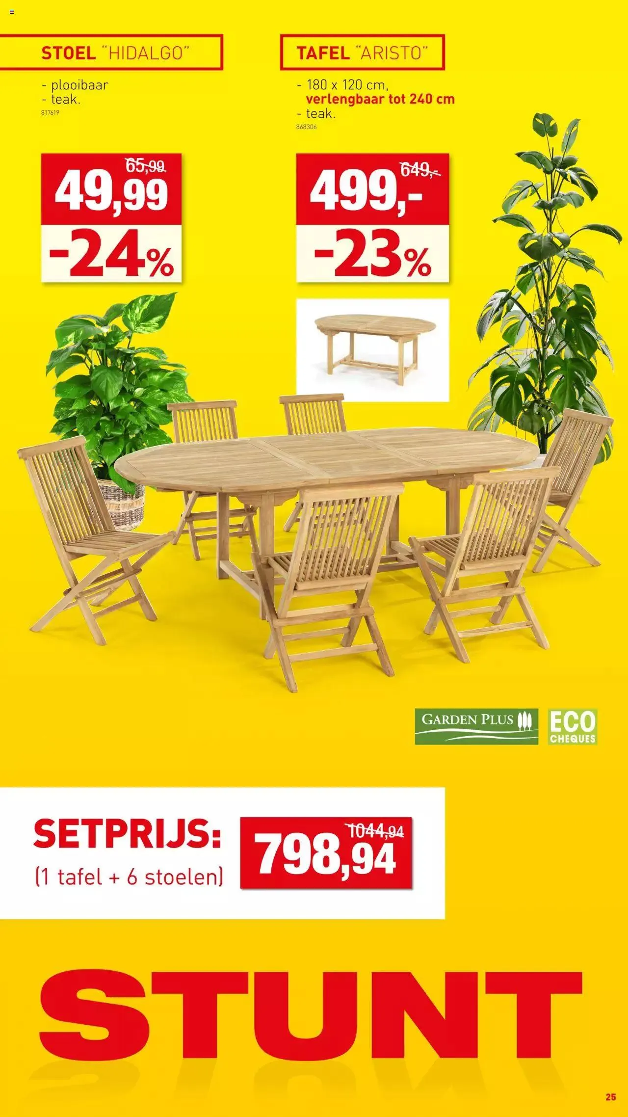 Hubo - Tuinmeubelen Special 2023 van 30 juni tot 31 december 2023 - folder pagina 25