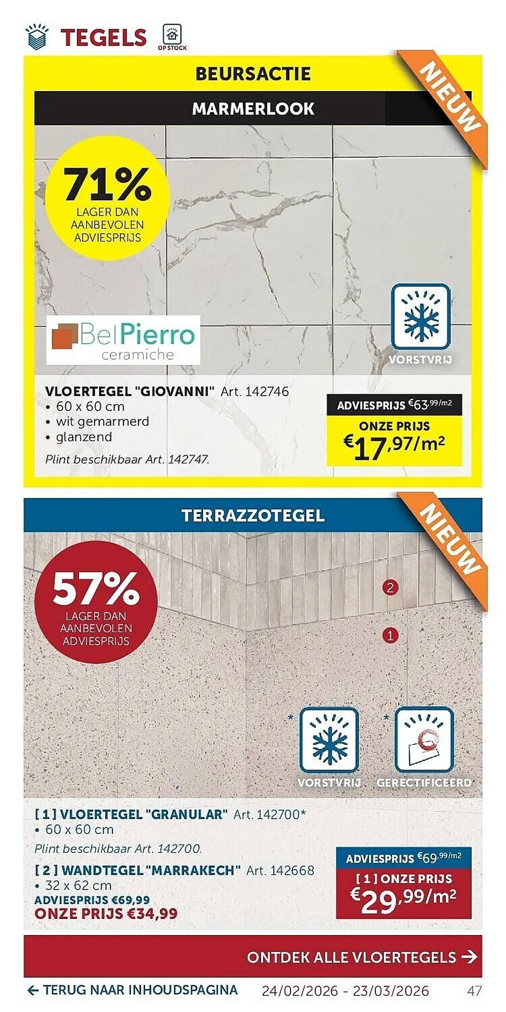 Zelfbouwmarkt folder van 24 februari tot 23 maart 2026 - folder pagina 47