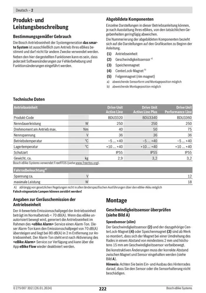 Electric Bike Manual van 12 februari tot 12 augustus 2025 - folder pagina 222