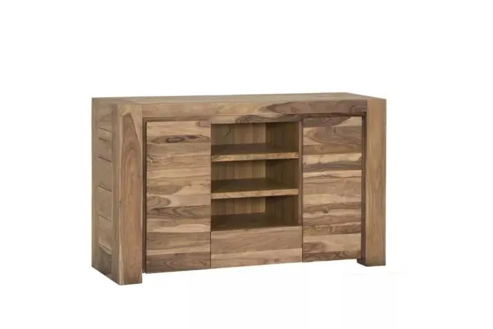 Industrieel tv-meubel Carbone hout 150cm