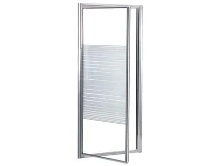 Lafiness Primero douchedraaideur 80x185 cm aluminium gelijnd