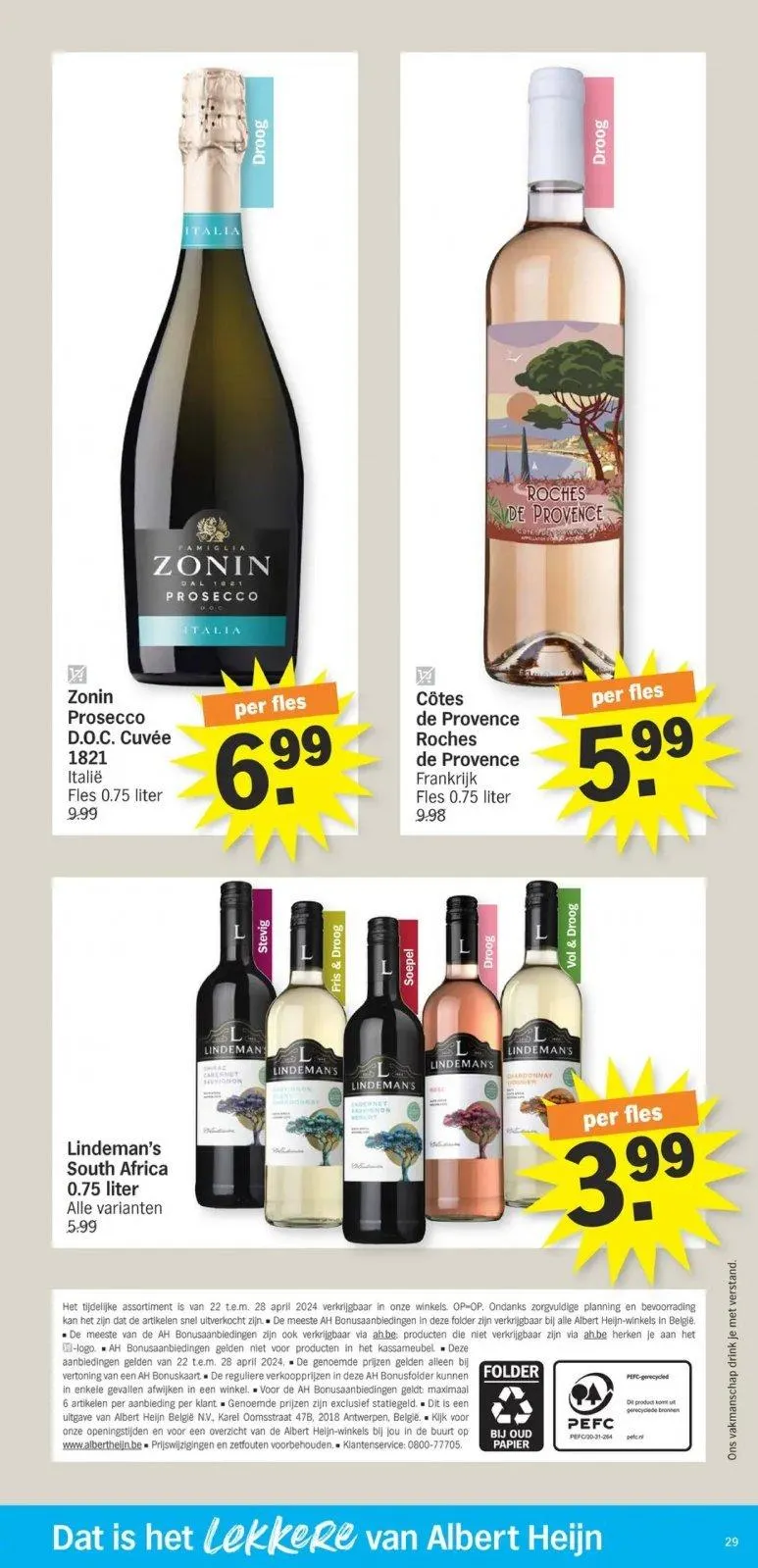 Albert Heijn folder tot 28.04.2024 van 21 april tot 28 april 2024 - folder pagina 29