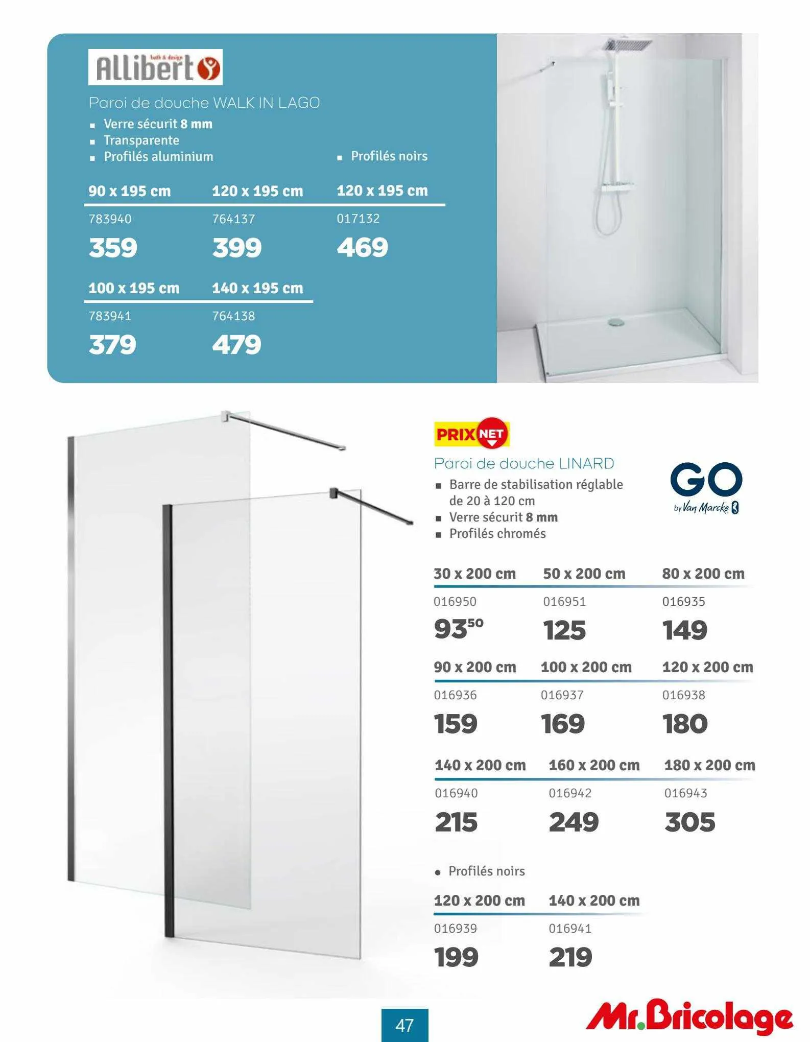 Mr Bricolage Magazine Sanitair van 11 september tot 28 september 2023 - folder pagina 47