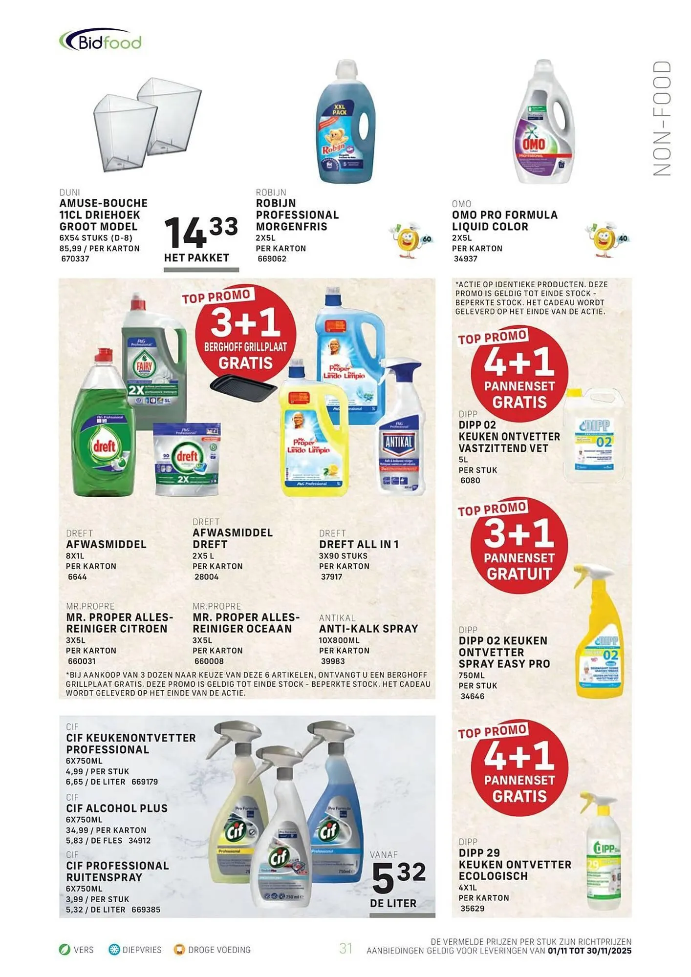 Bidfood folder van 31 oktober tot 30 november 2025 - folder pagina 31