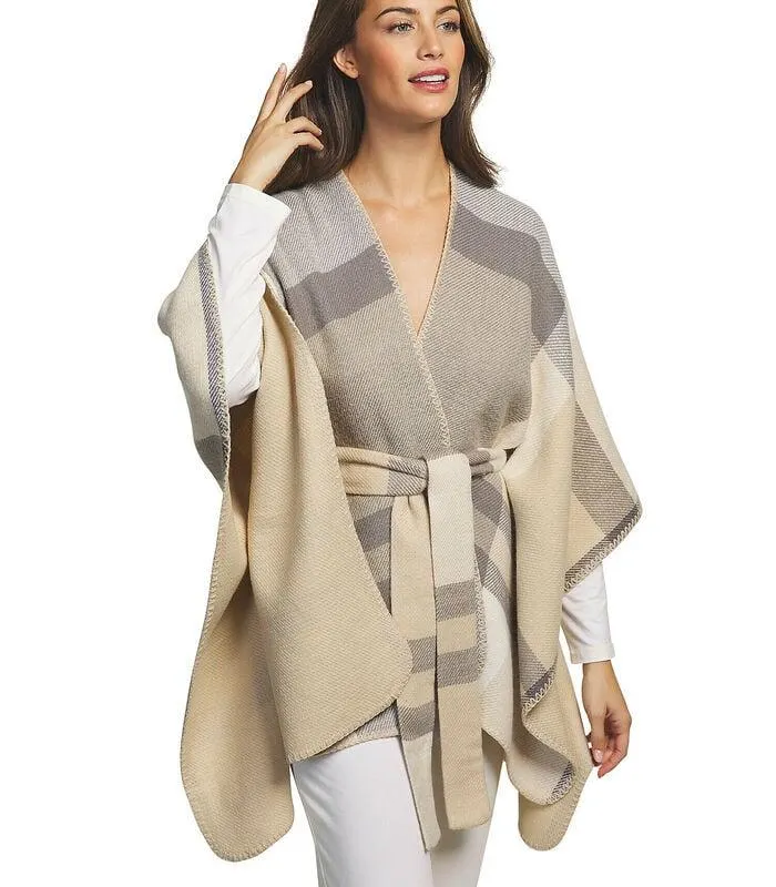Poncho met bandje Complementos Romantica