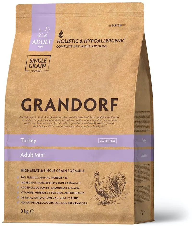 Grandorf - Turkey Adult Mini Breeds 3kg