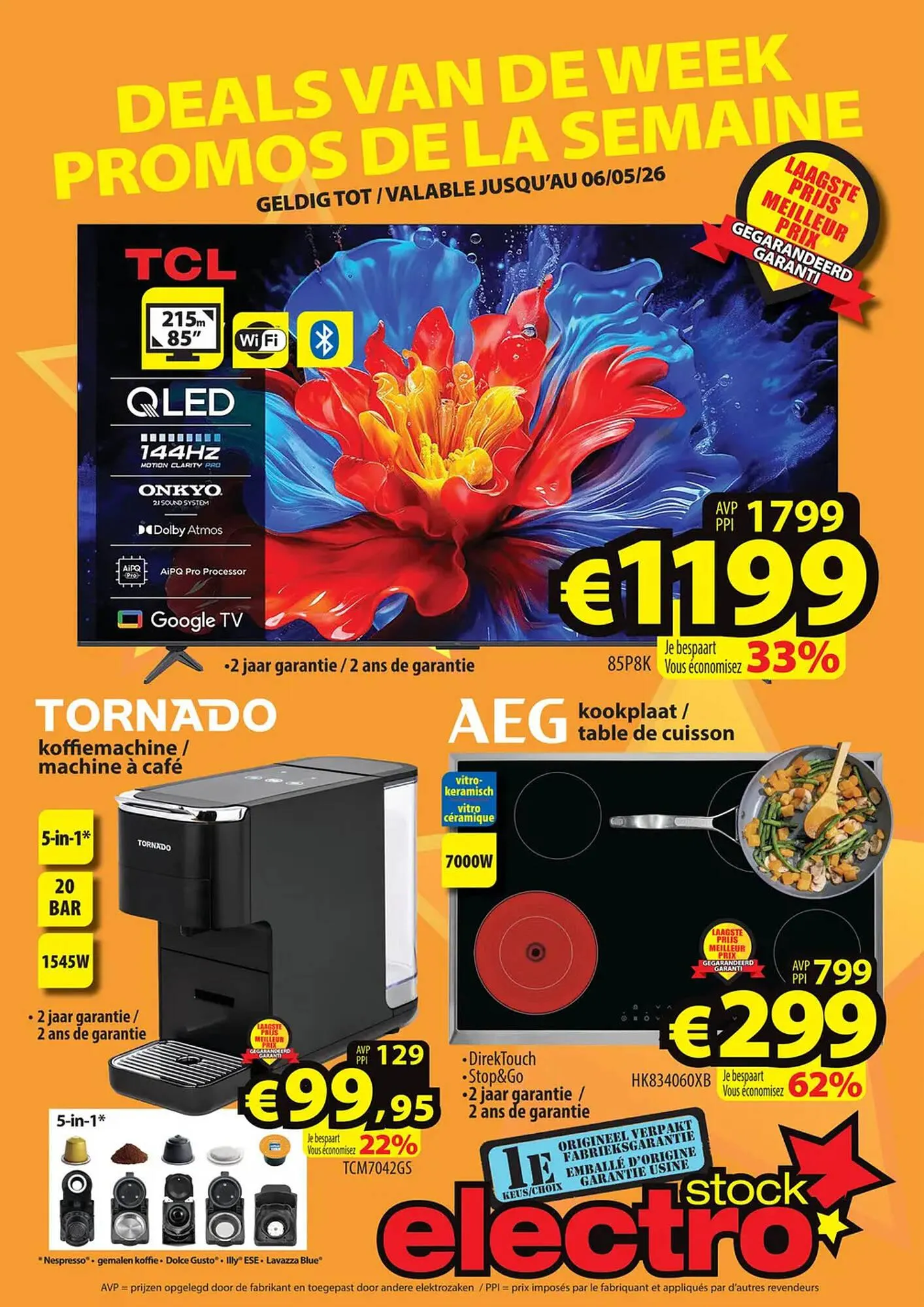 ElectroStock folder van 29 april tot 6 mei 2026 - folder pagina 1
