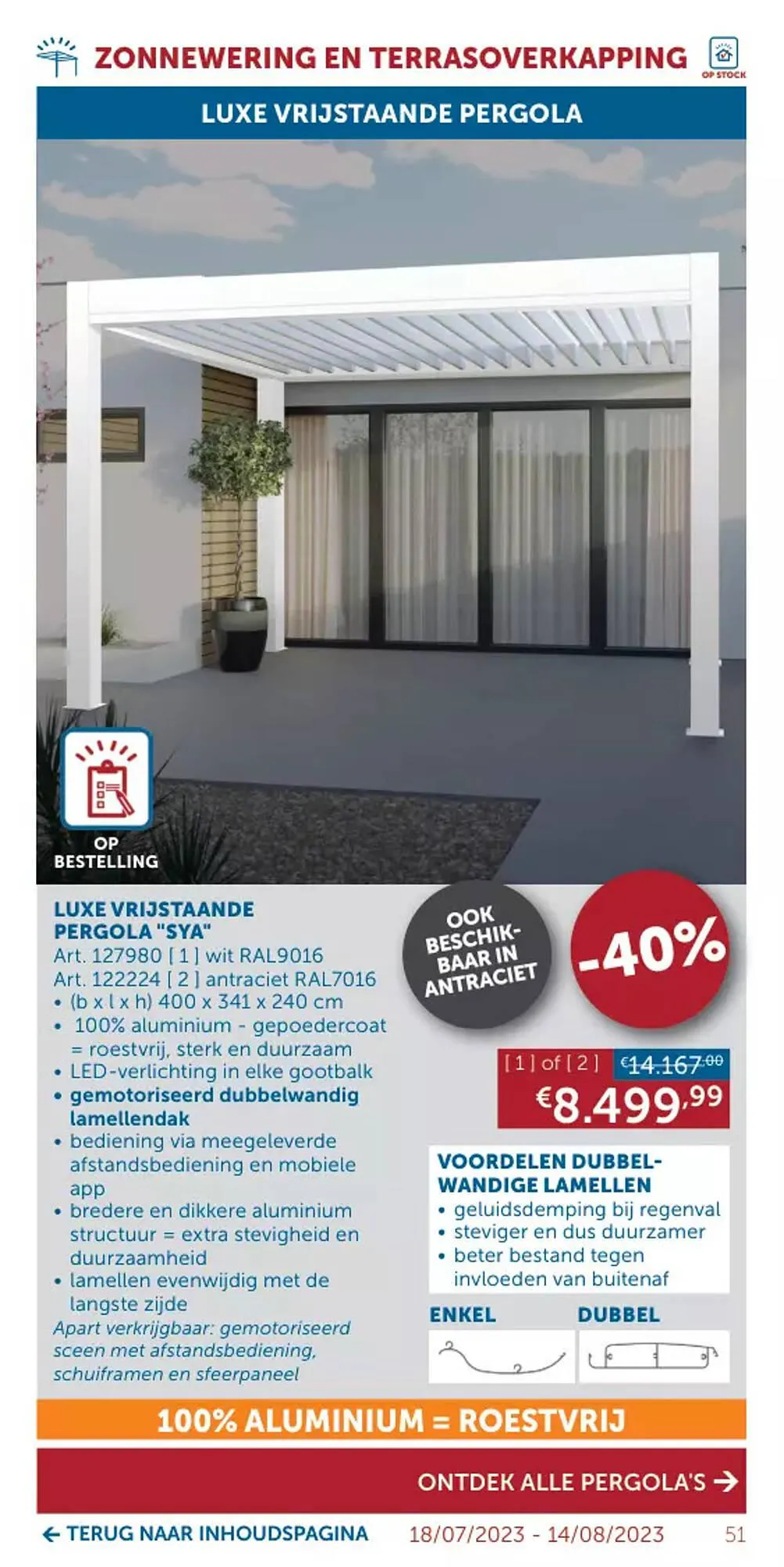 Zelfbouwmarkt folder van 18 juli tot 14 augustus 2023 - folder pagina 51