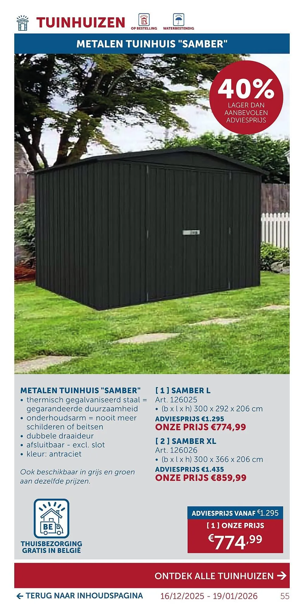 Zelfbouwmarkt folder van 15 december tot 19 januari 2026 - folder pagina 55