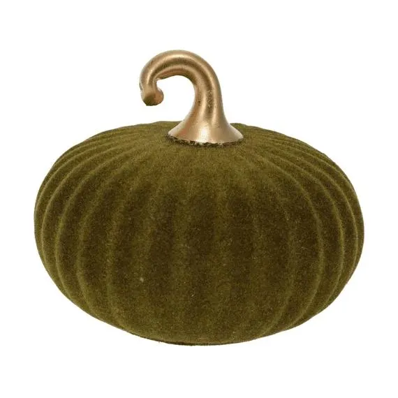 Pompoen 12cm Glas Licht Groen