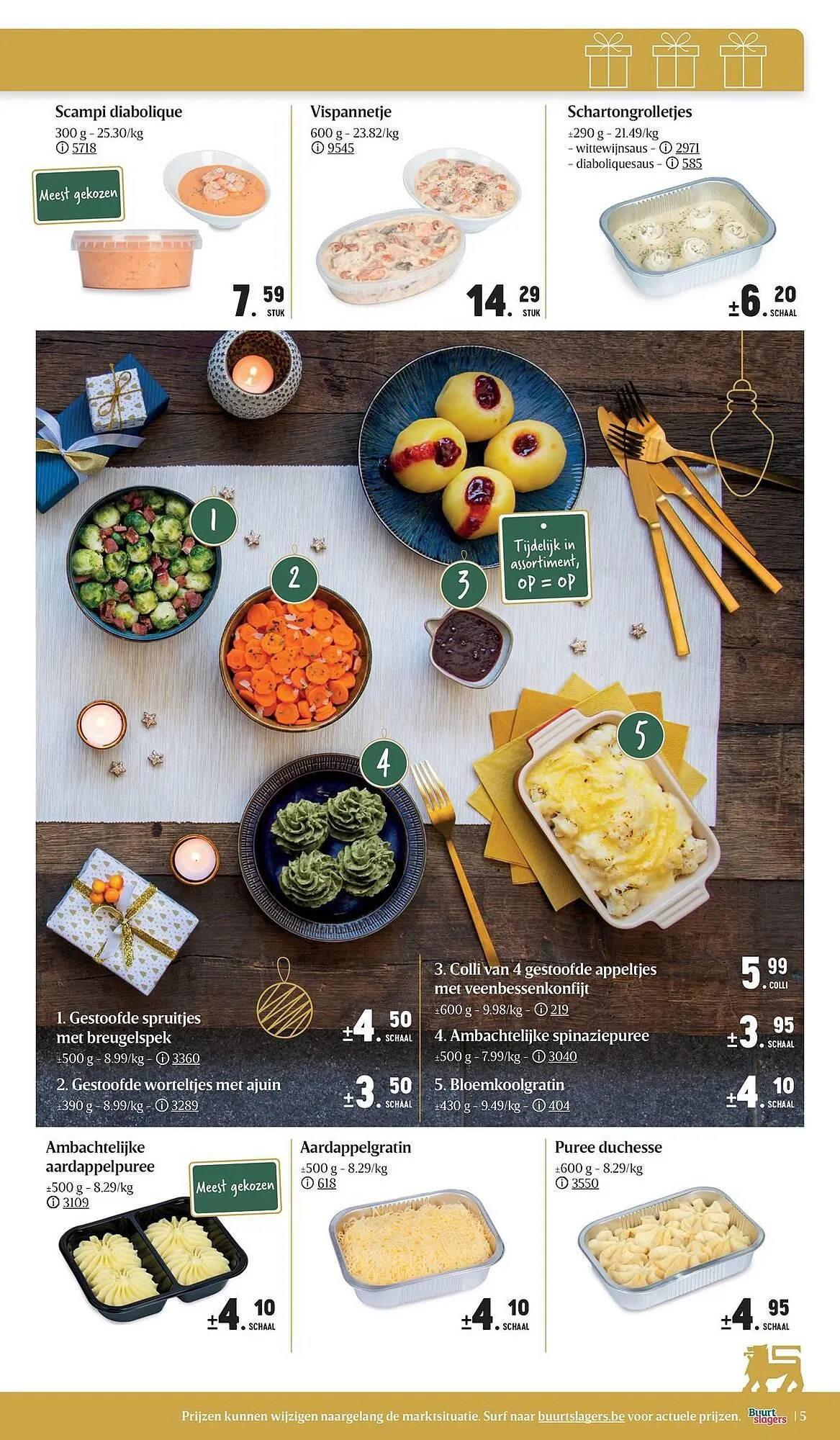 Buurtslagers folder van 23 november tot 4 januari 2024 - folder pagina 5