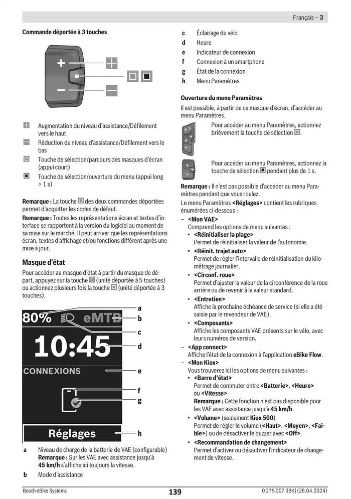 Electric Bike Manual van 12 februari tot 12 augustus 2025 - folder pagina 139