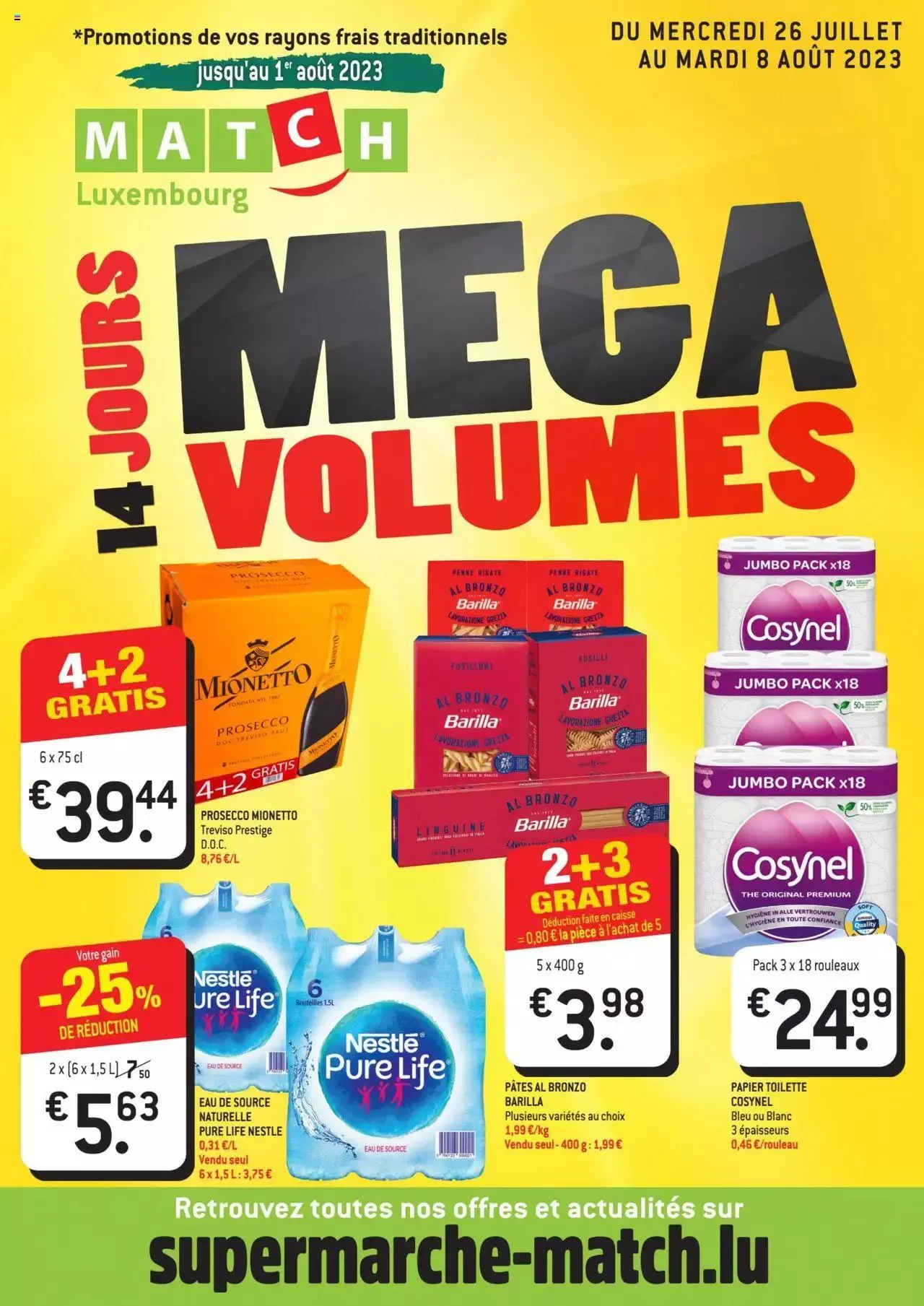 Match Supermarché folder / publicité - 0