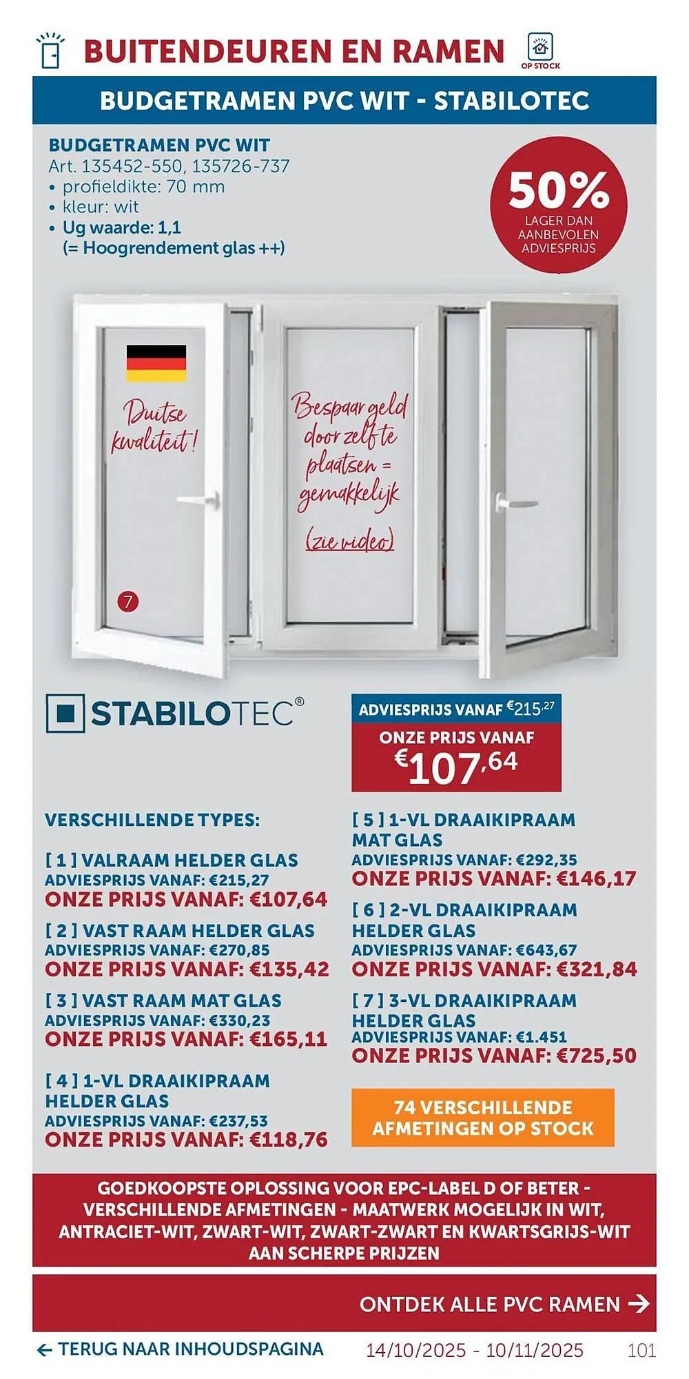 Zelfbouwmarkt folder van 14 oktober tot 10 november 2025 - folder pagina 101