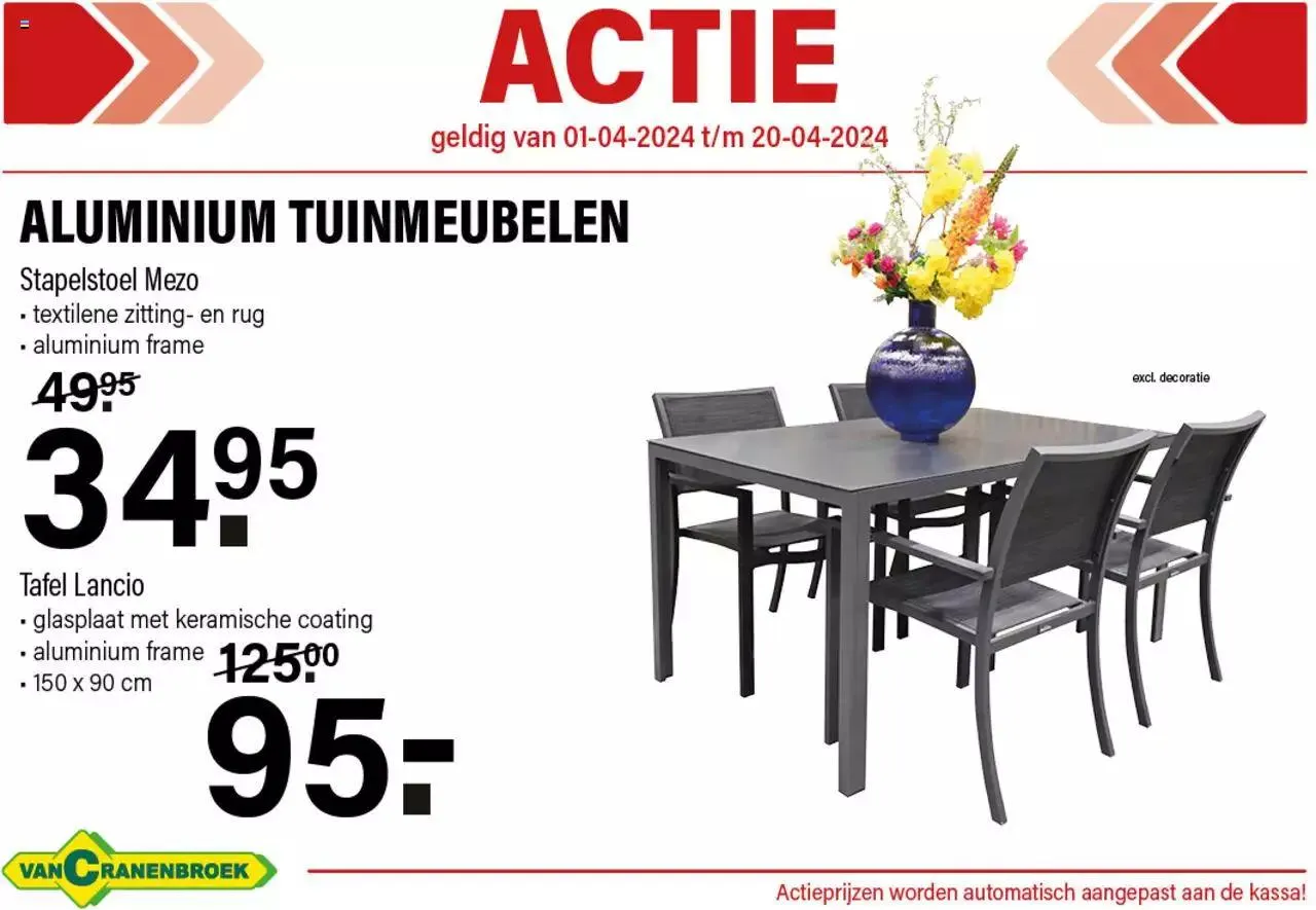 Van Cranenbroek folder / publicité van 20 april tot 7 april 2024 - folder pagina 21