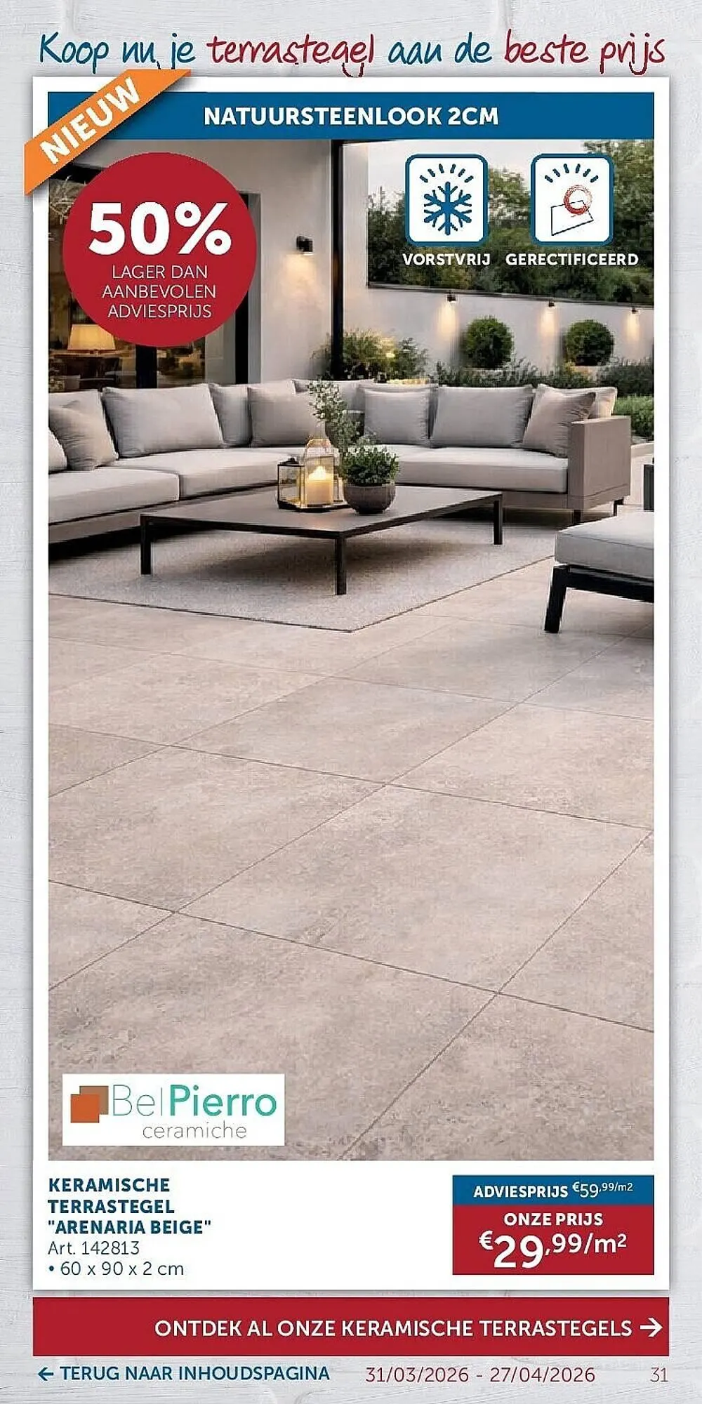 Zelfbouwmarkt folder van 31 maart tot 27 april 2026 - folder pagina 31