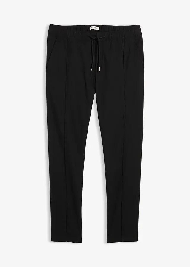 Pantalon jogger aspect laine, regular