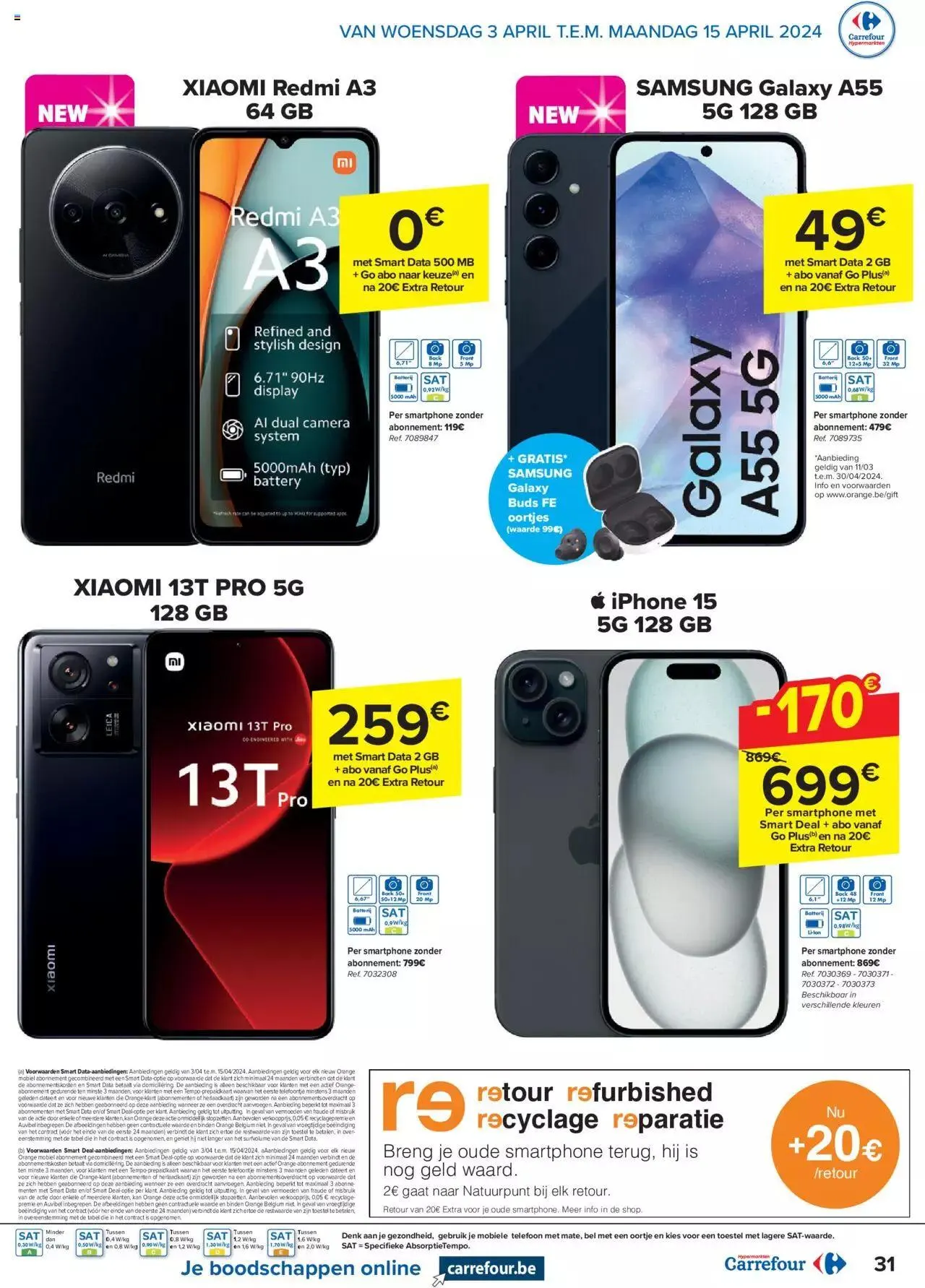 Carrefour folder week 14/15 van 15 april tot 31 december 2024 - folder pagina 31