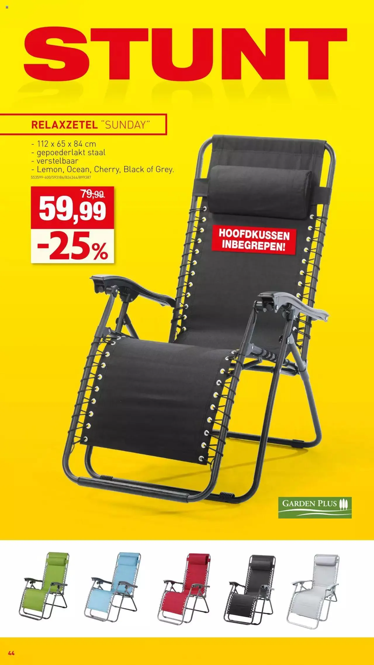 Hubo - Tuinmeubelen Special 2023 van 30 juni tot 31 december 2023 - folder pagina 45