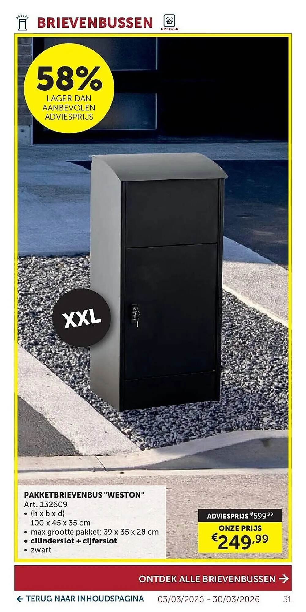 Zelfbouwmarkt folder van 3 maart tot 30 maart 2026 - folder pagina 31