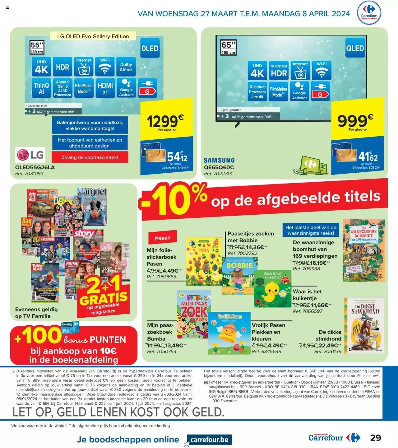 Carrefour folder week 13 van 8 april tot 30 maart 2024 - folder pagina 29