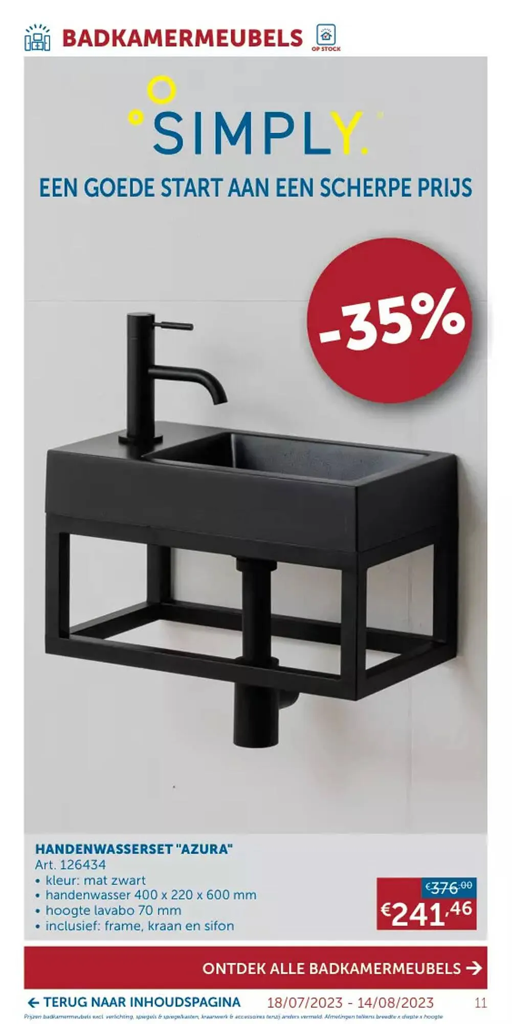 Zelfbouwmarkt folder van 18 juli tot 14 augustus 2023 - folder pagina 11